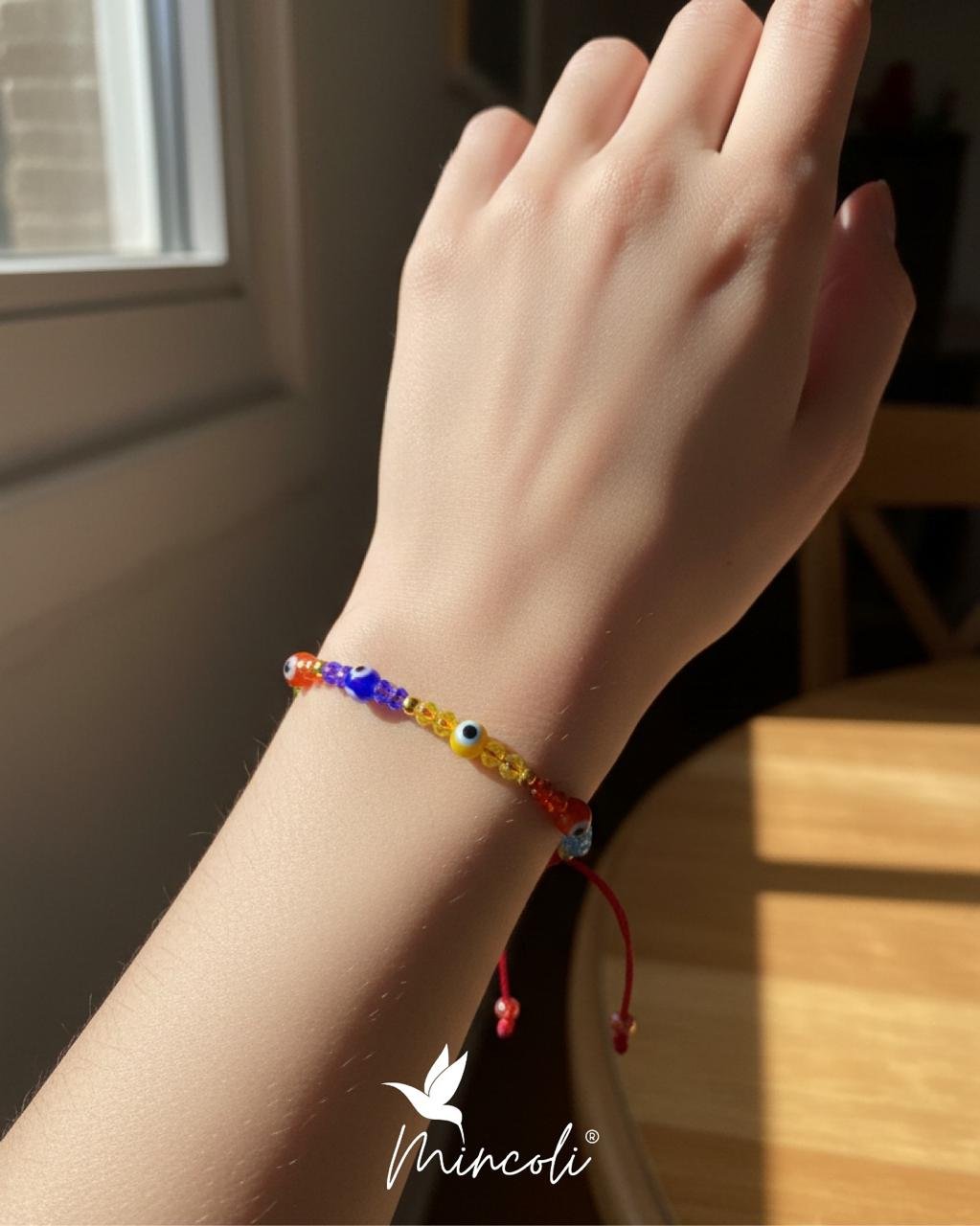 Pulsera de ojos con chakras