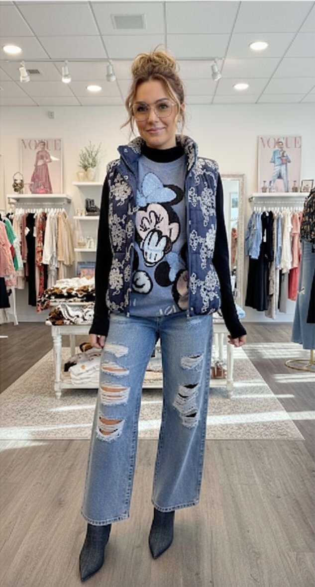 Chaleco de mezclilla