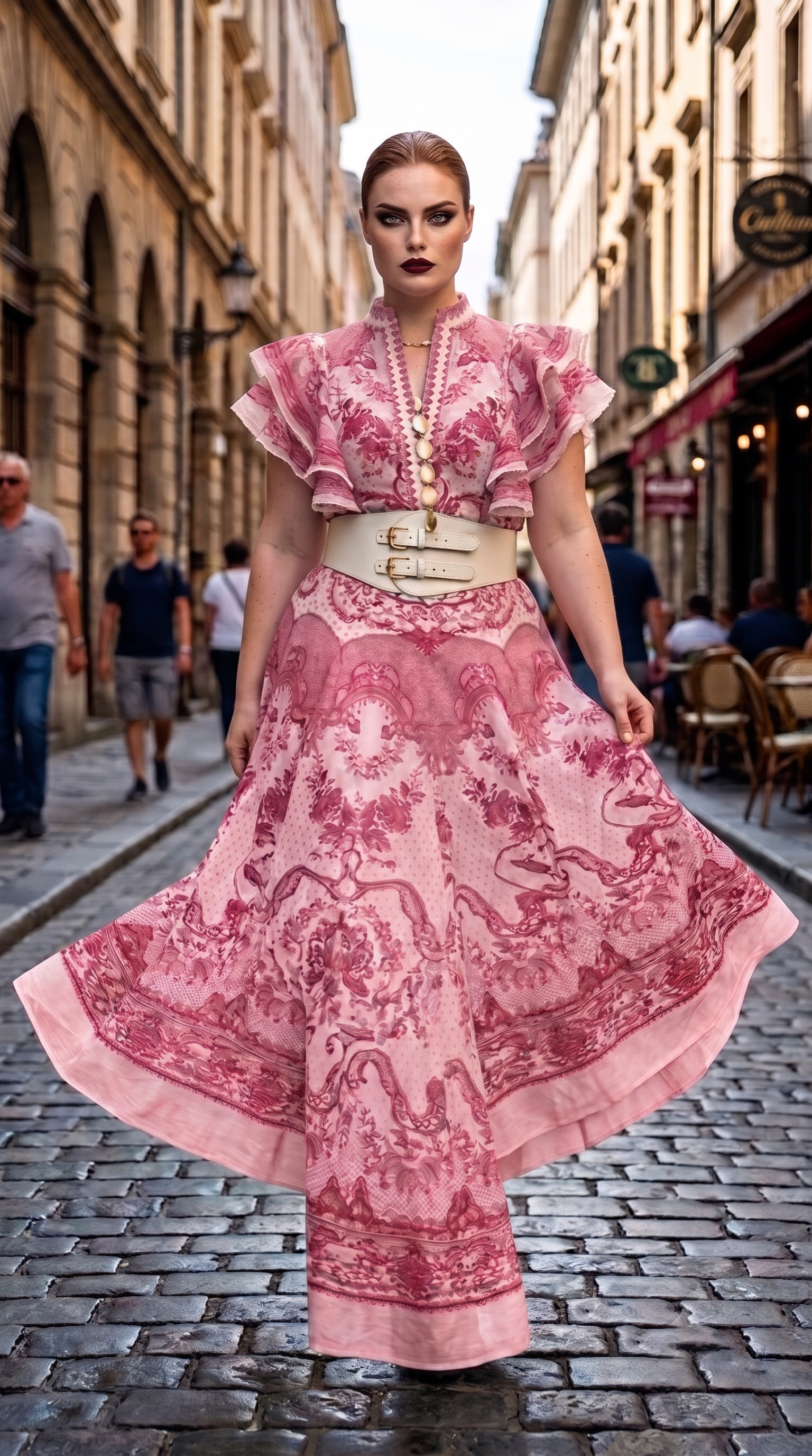 Vestido curvy floreado