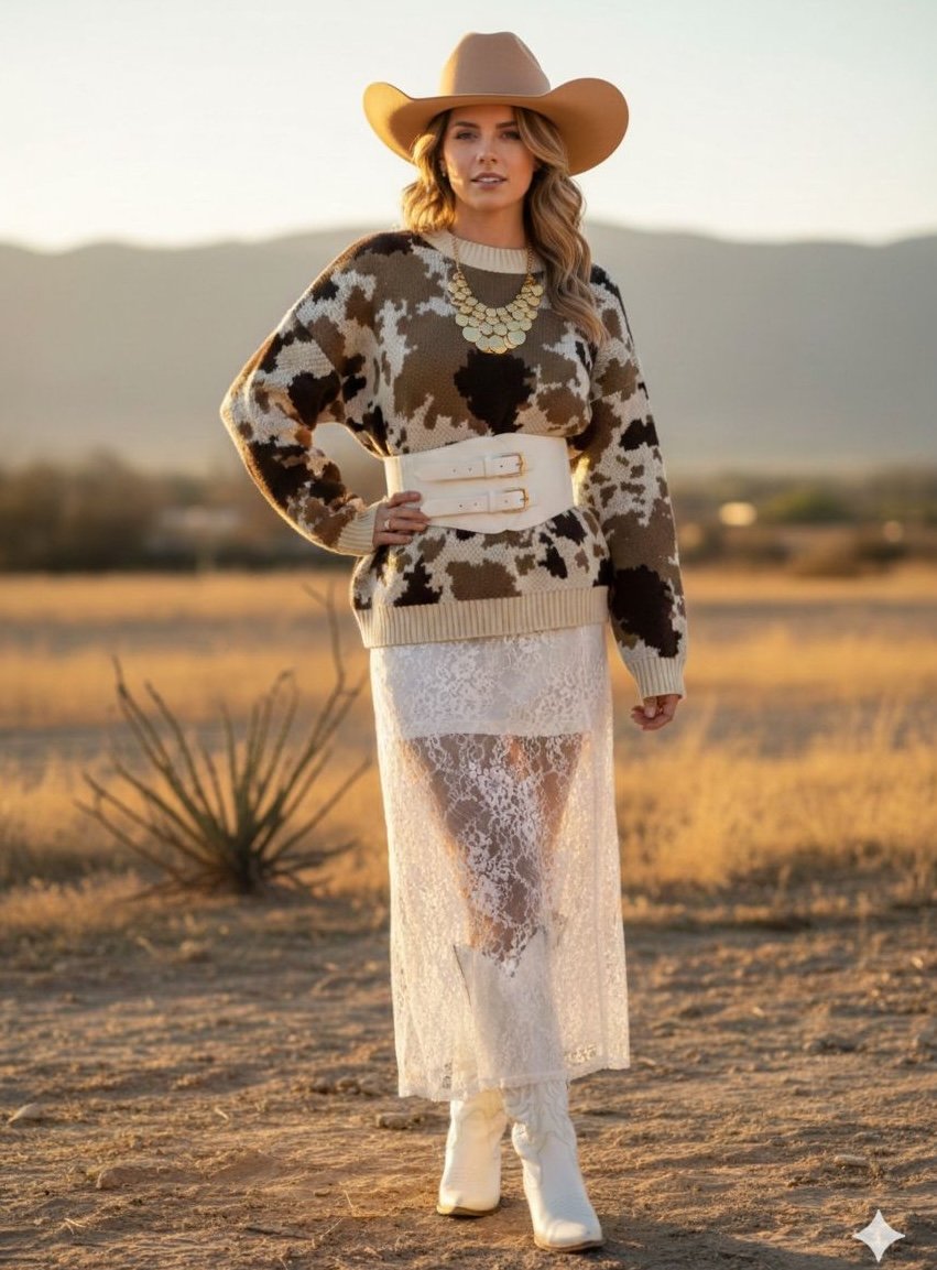 Suéter de vaca unitalla